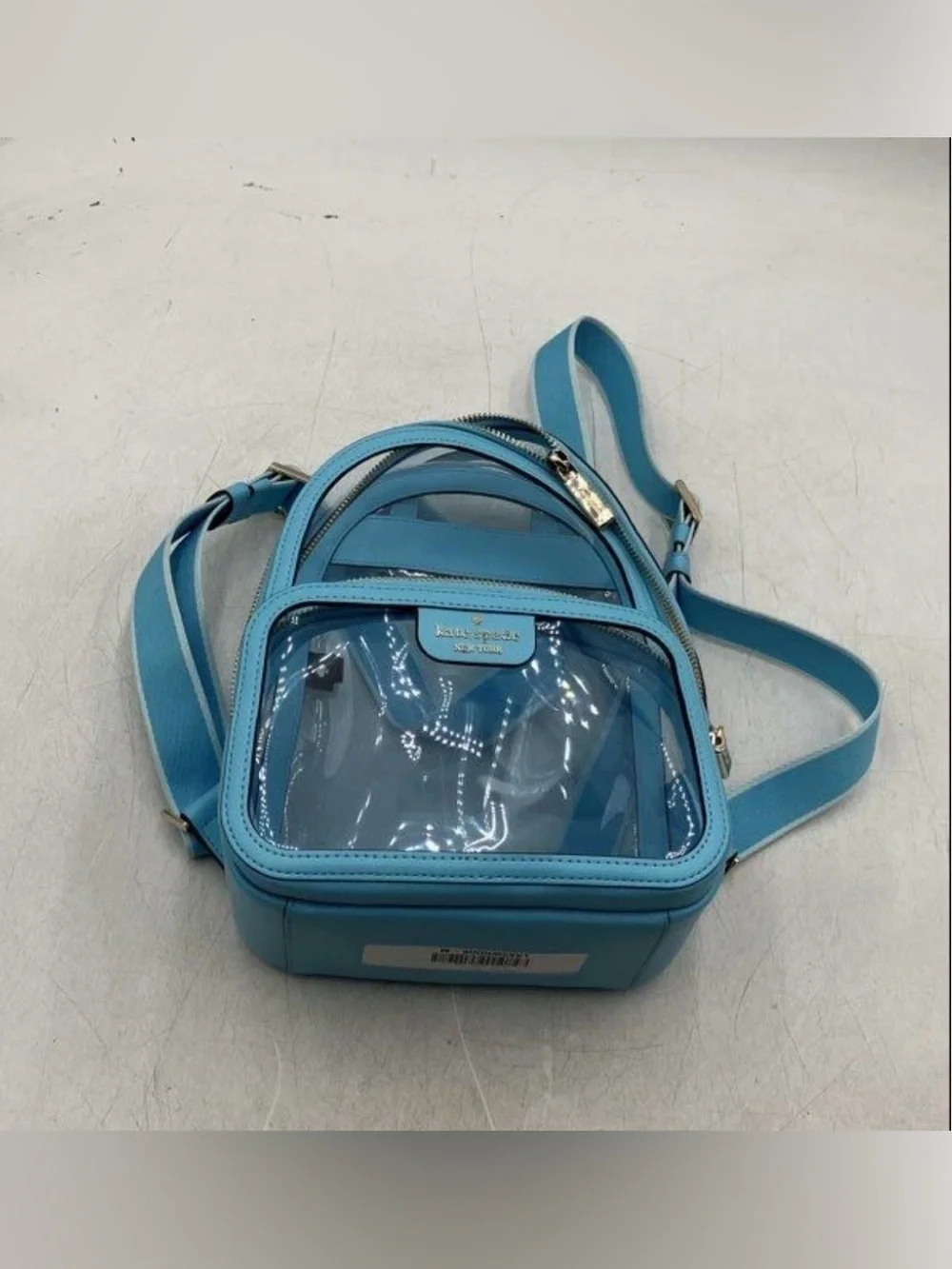 kate spade light blue clear crossbody bag nwot